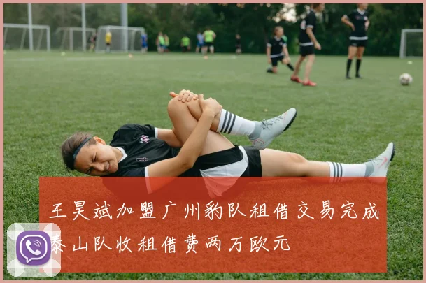 王昊斌加盟广州豹队租借交易完成泰山队收租借费两万欧元
